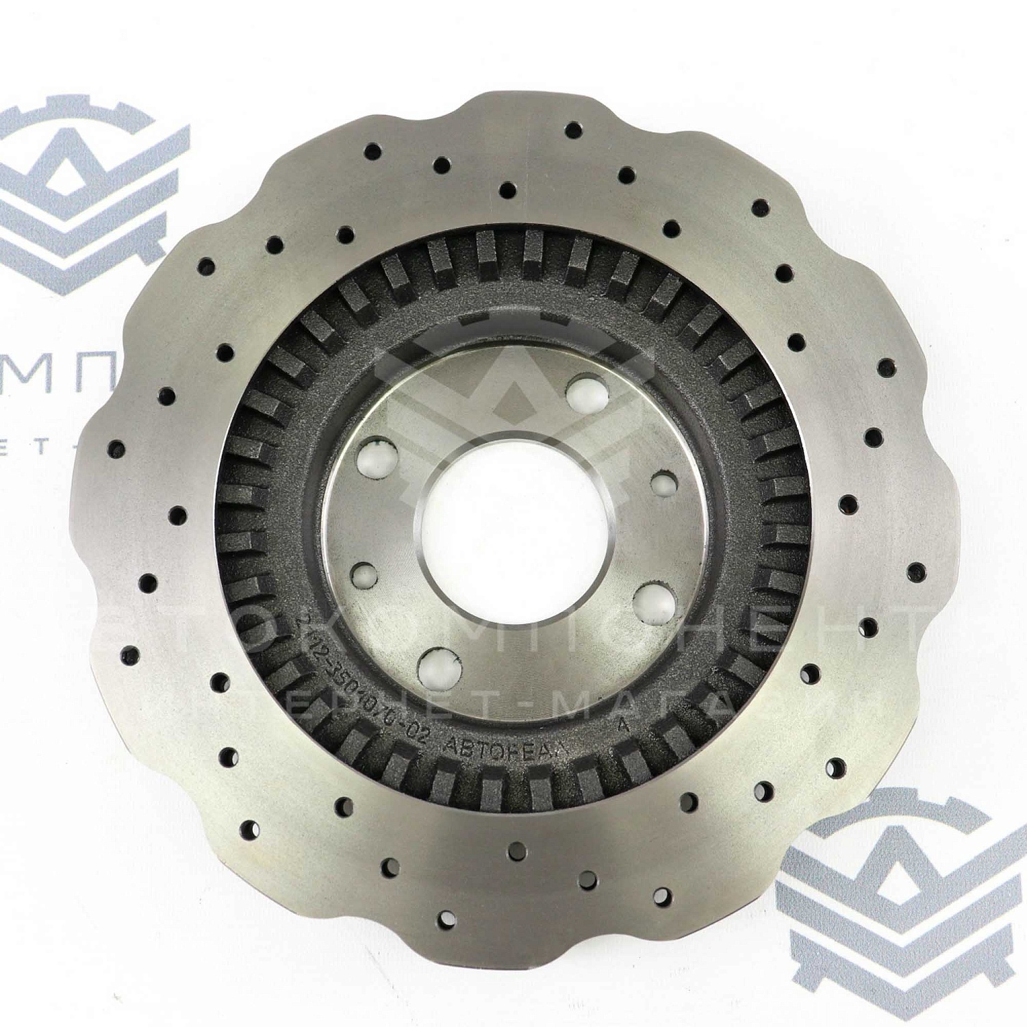 Тормозные диски "Audi RS6" с перфорацией (аналог) ВАЗ 2110-2112, Гранта, Калина, Приора