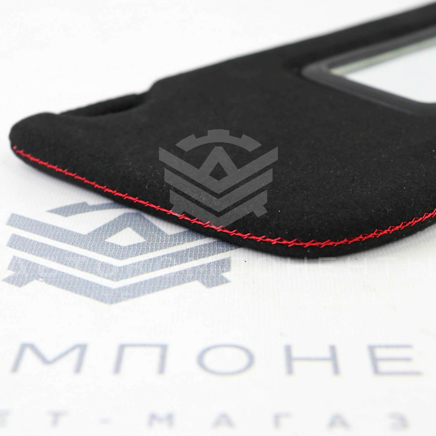 Солнцезащитные козырьки с зеркалом (в алькантаре) Лада Гранта, Калина, Калина 2