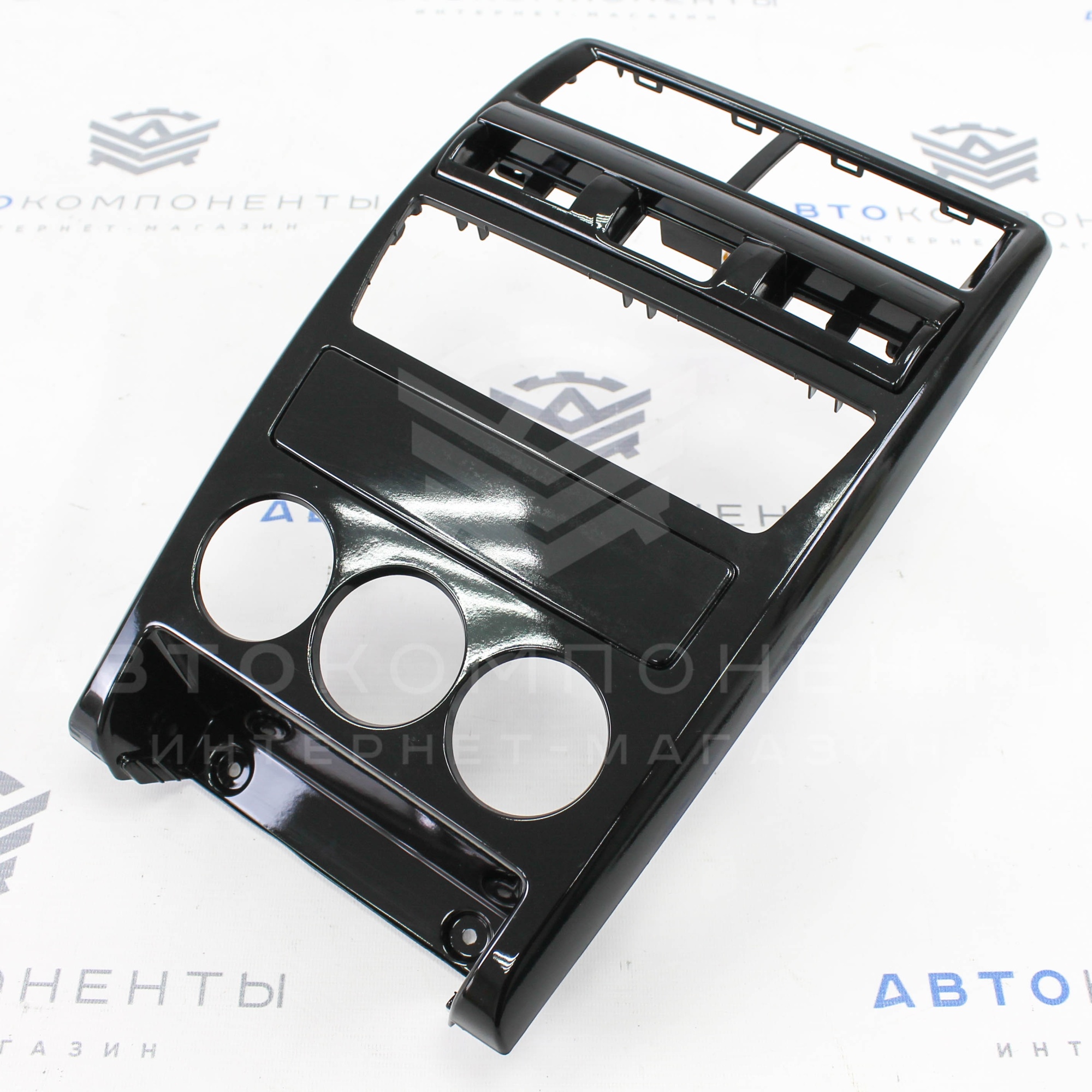 Центральная консоль Лада Приора 2 (черный лак)