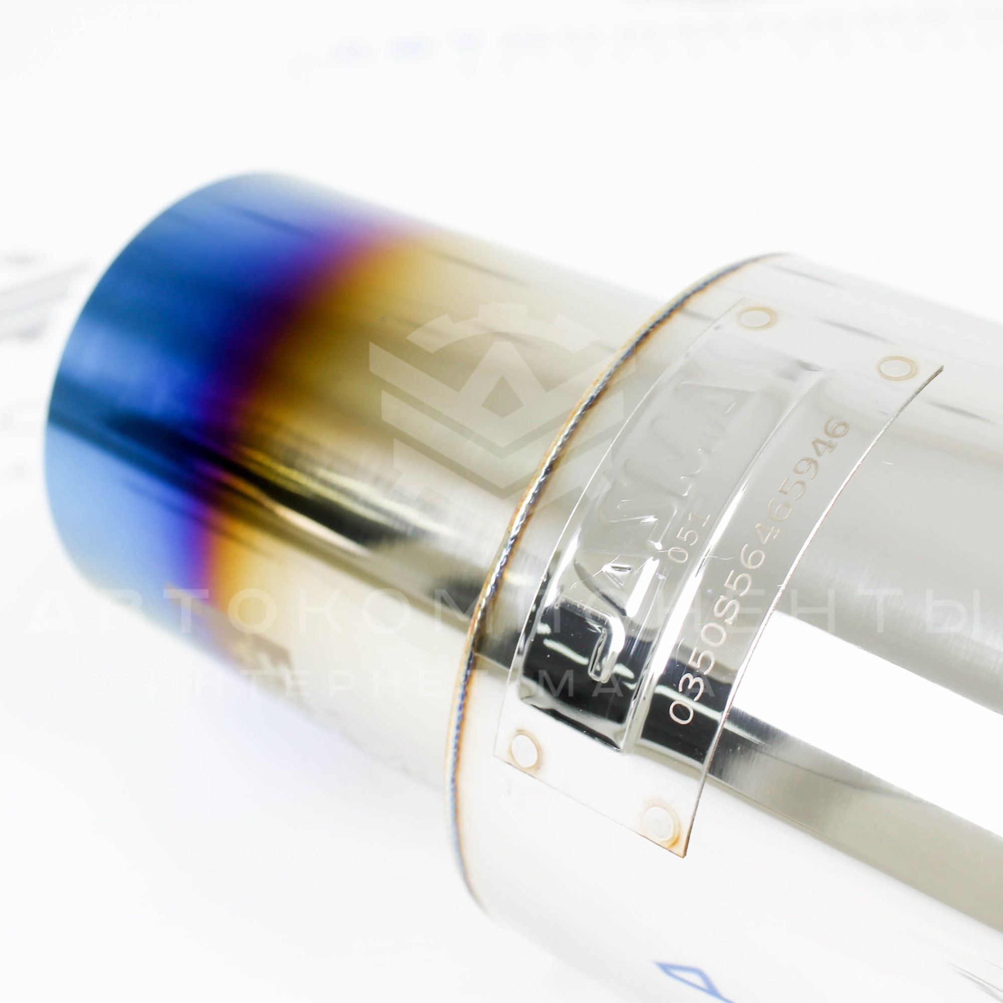 Глушитель HKS Hi-Power универсальный (Ф51 мм, прямоточный, под титан)