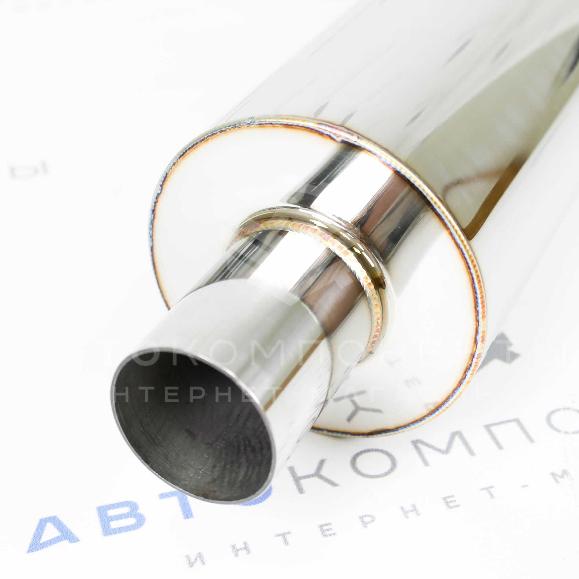 Глушитель HKS Hi-Power универсальный (Ф51 мм, прямоточный, под титан)