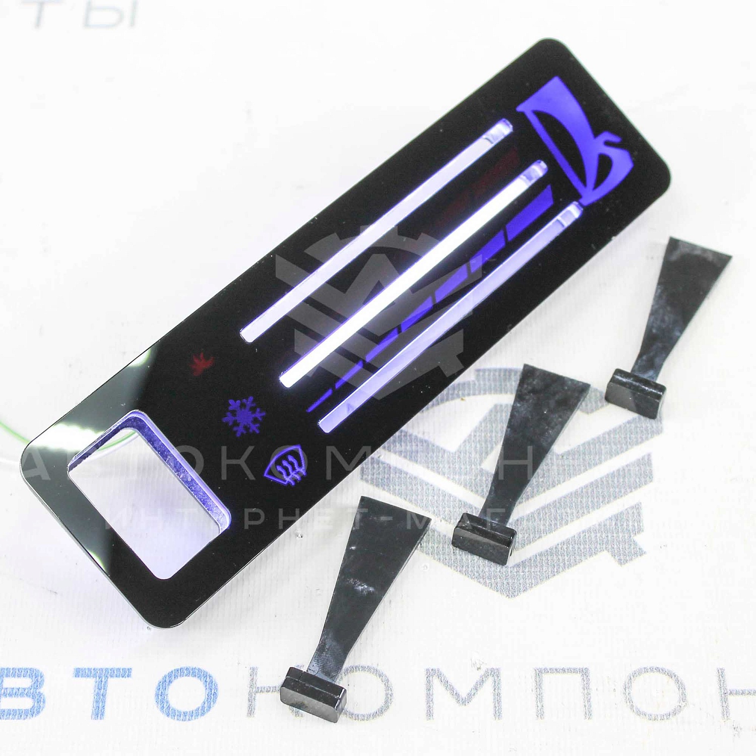 Ручки управления отопителем с подсветкой ВАЗ 2107