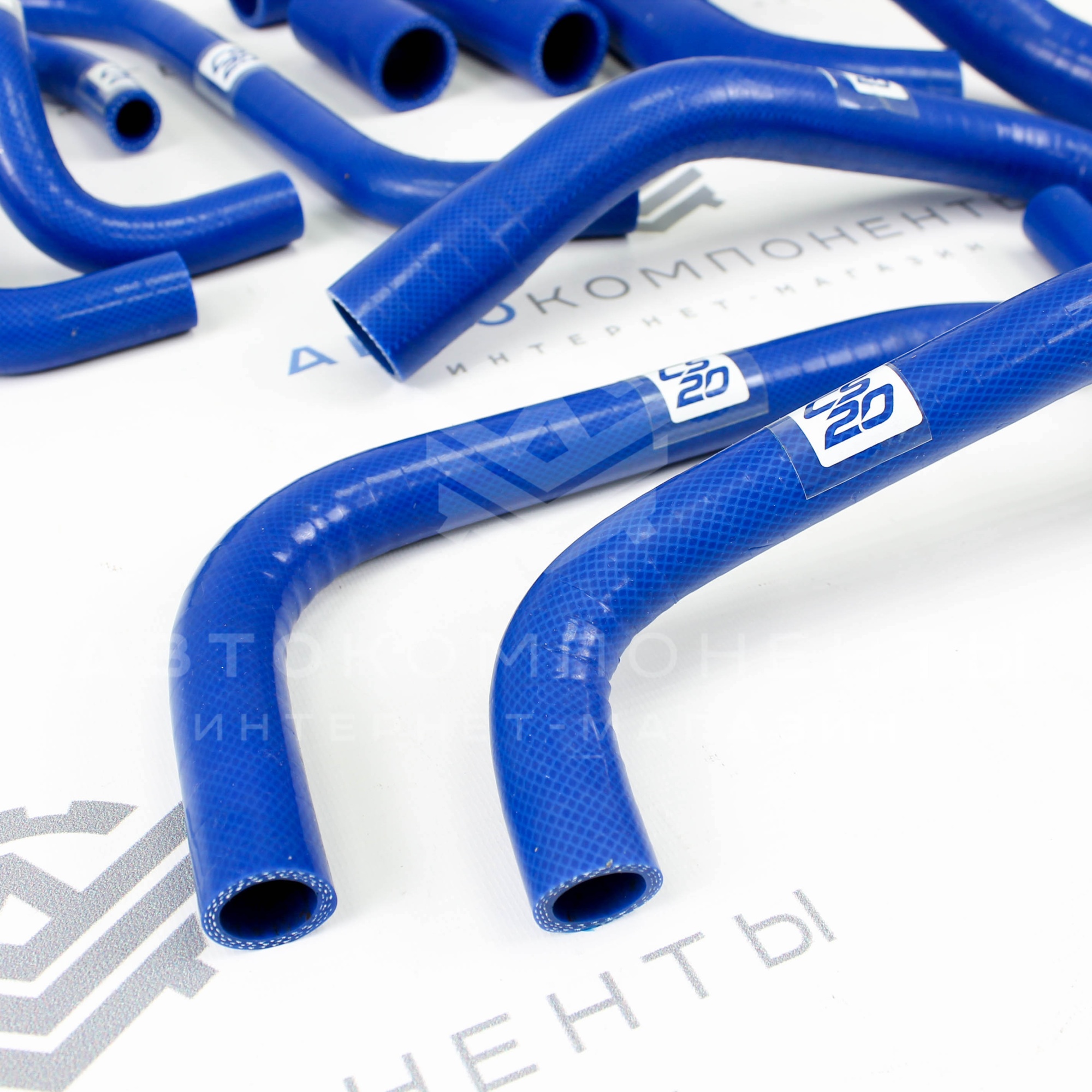 Комплект силиконовых патрубков радиатора охлаждения и отопителя CS20 ВАЗ 2108-2115 (10849)