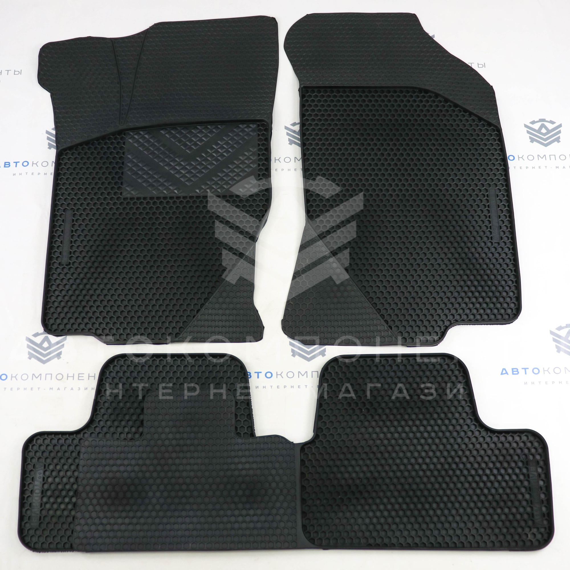 Ковры салонные EVAcell с бортами (резиновые) Лада Гранта, Гранта FL, Калина, Калина 2