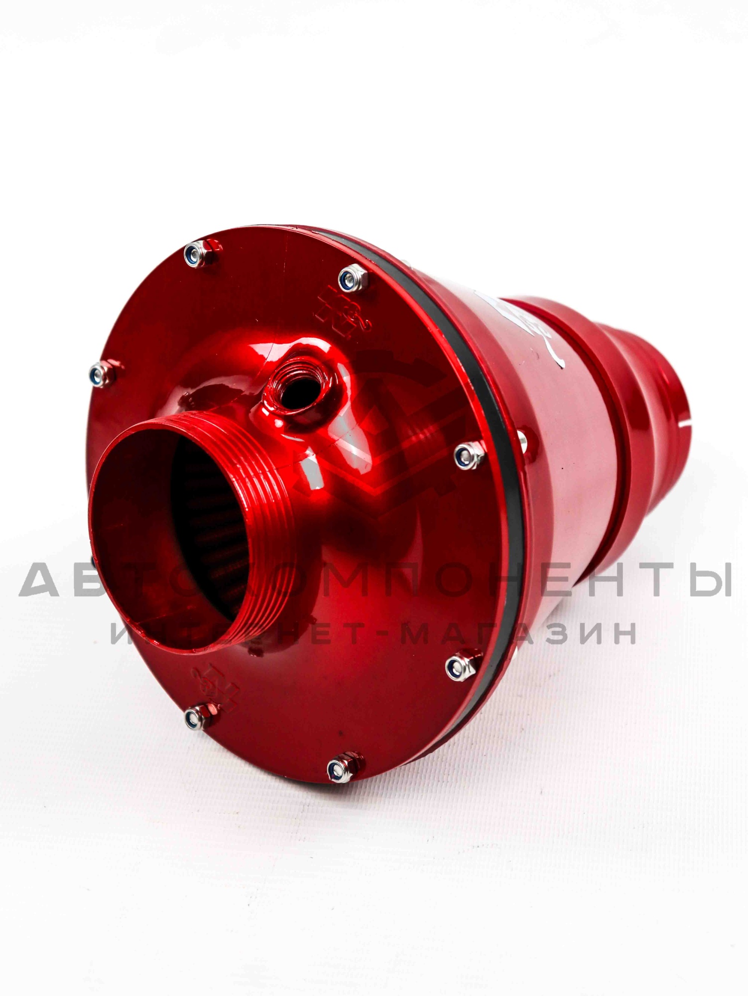 Универсальный холодный впуск K&N Apollo style (красный)