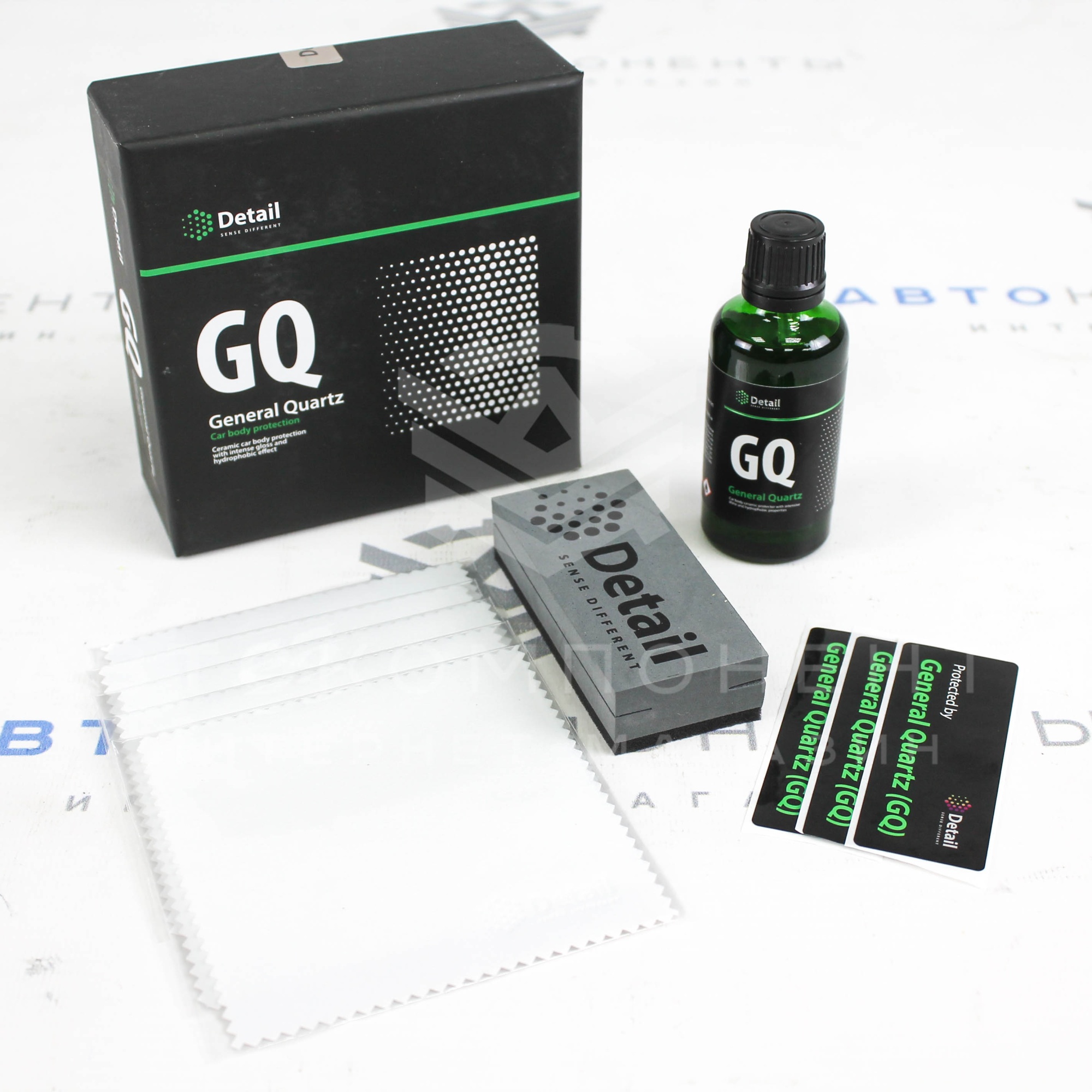 Набор "GENERAL QUARTZ" для керамической защиты стекла "Detail"