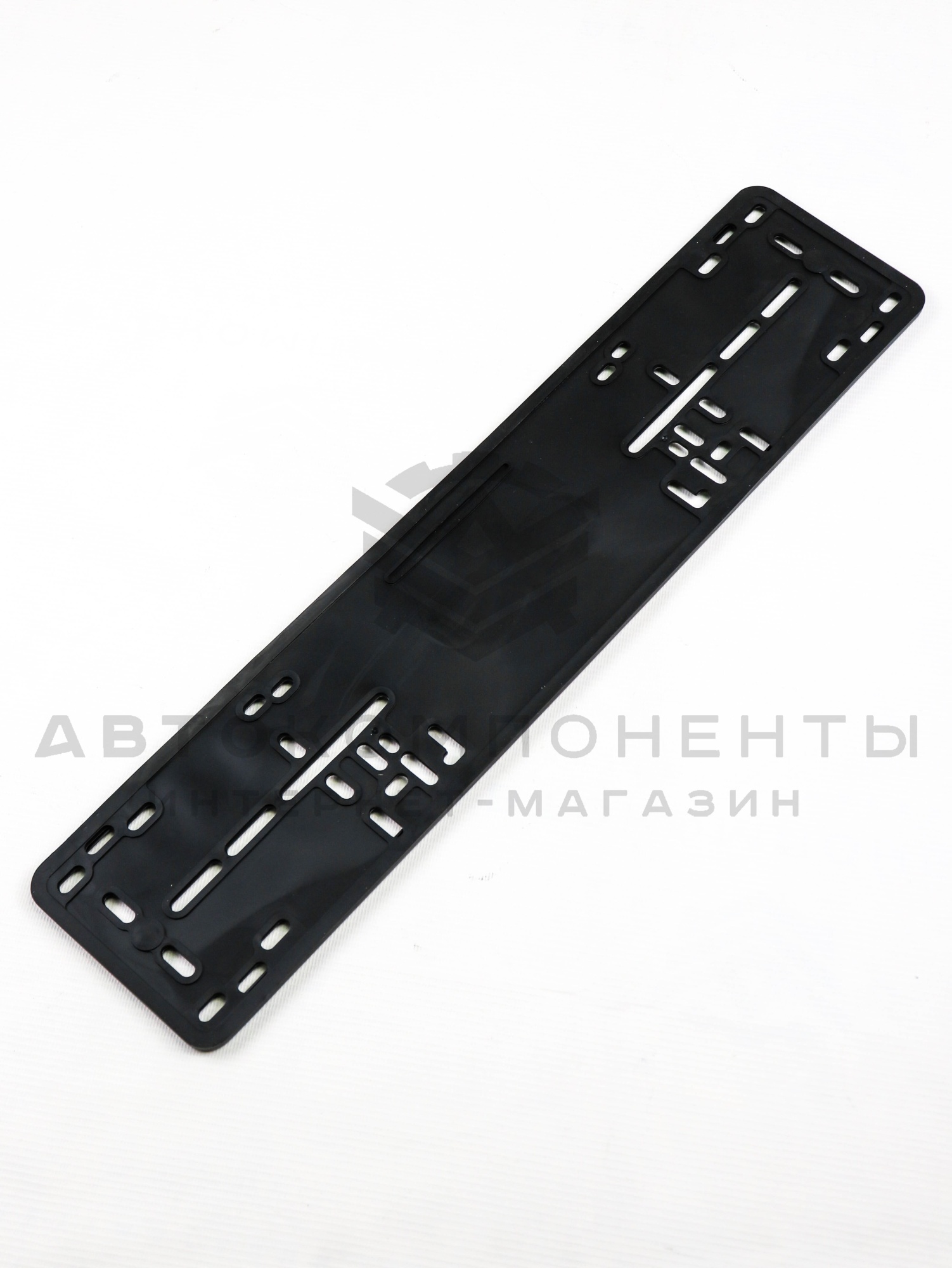 Силиконовые номерные рамки (черные)