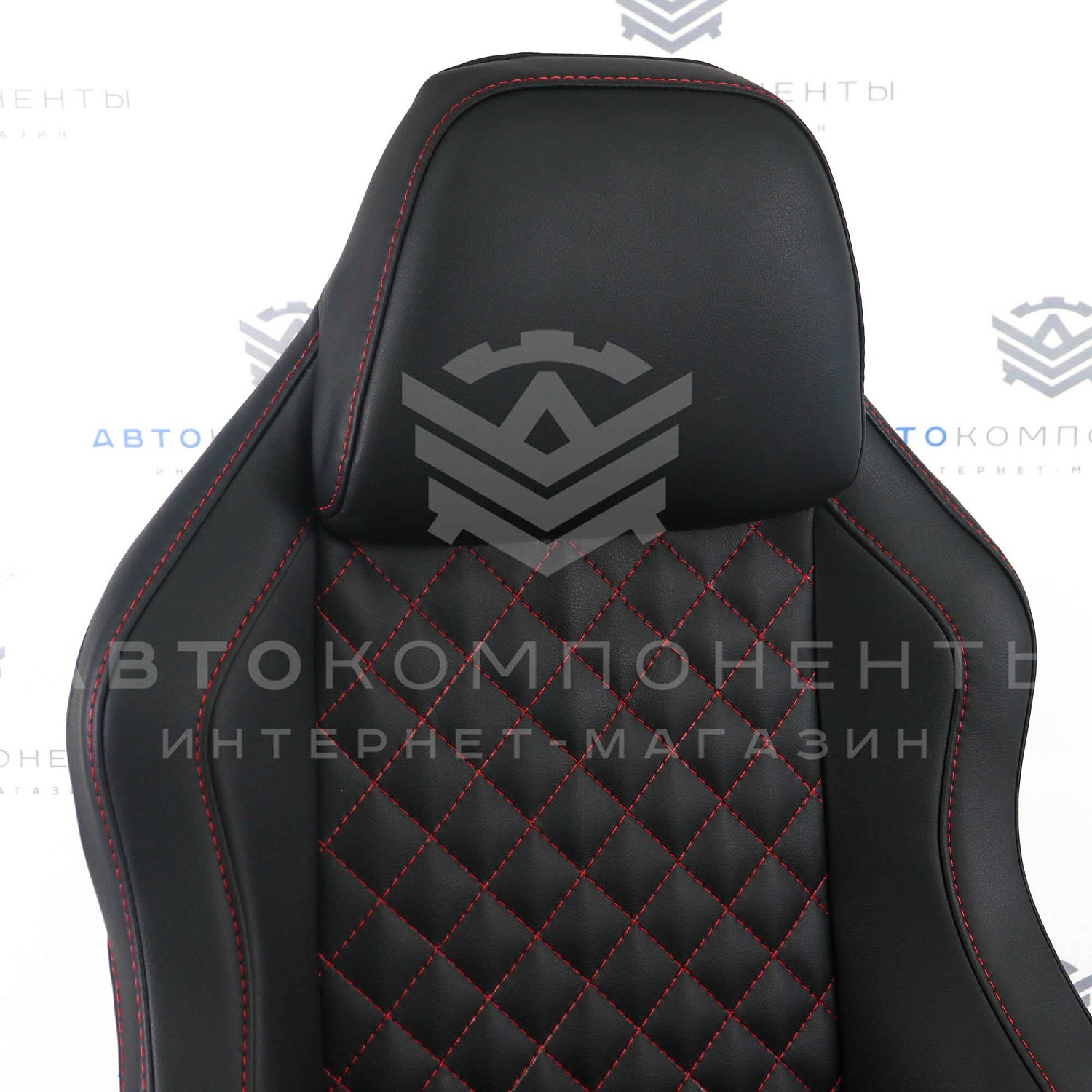 Анатомические сиденья (в сборе) с прострочкой "Квадрат по диагонали" Лада Нива 4х4 Legend