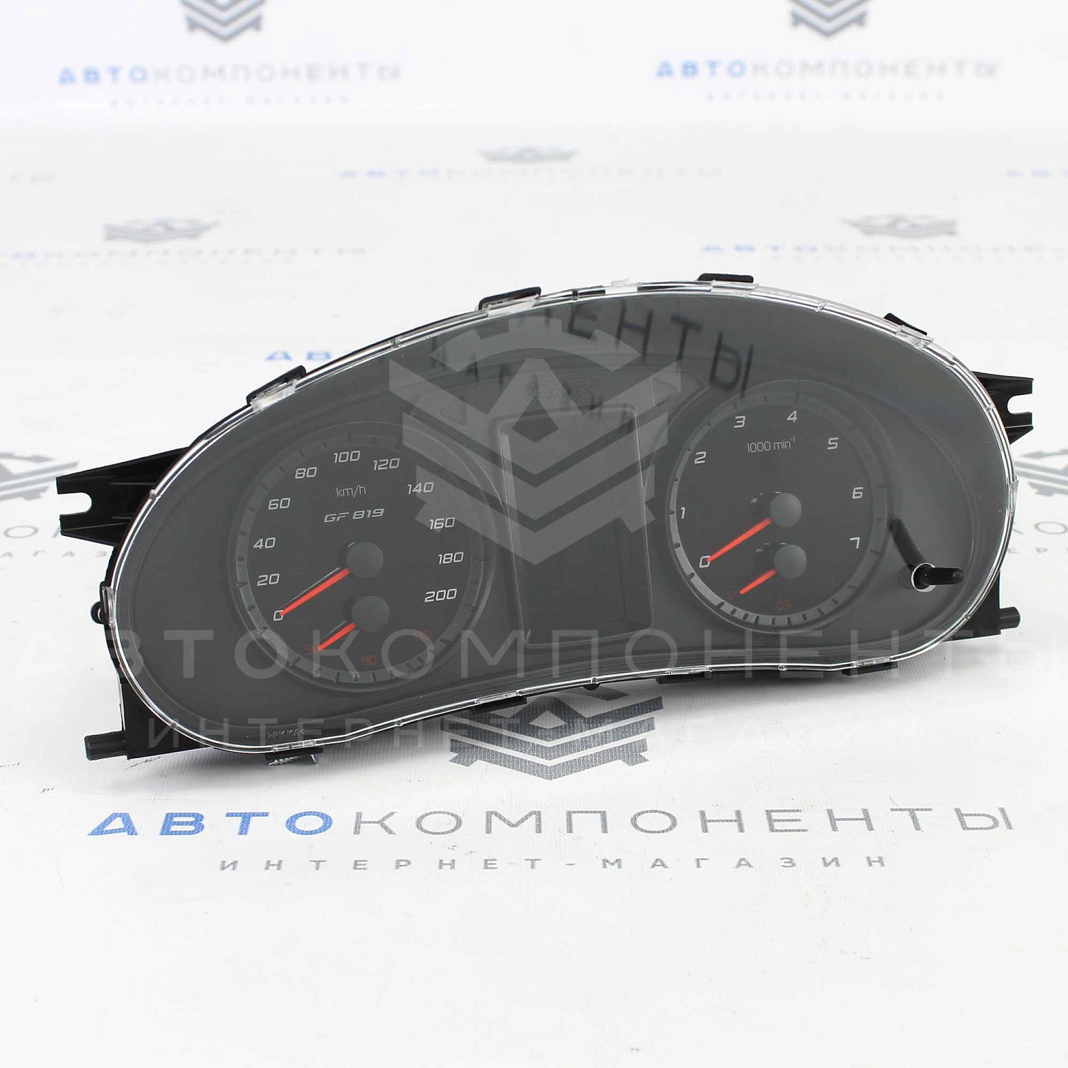 Электронная комбинация приборов "Gamma" GF 819 Black Лада Приора, Калина, ВАЗ 2110-2112