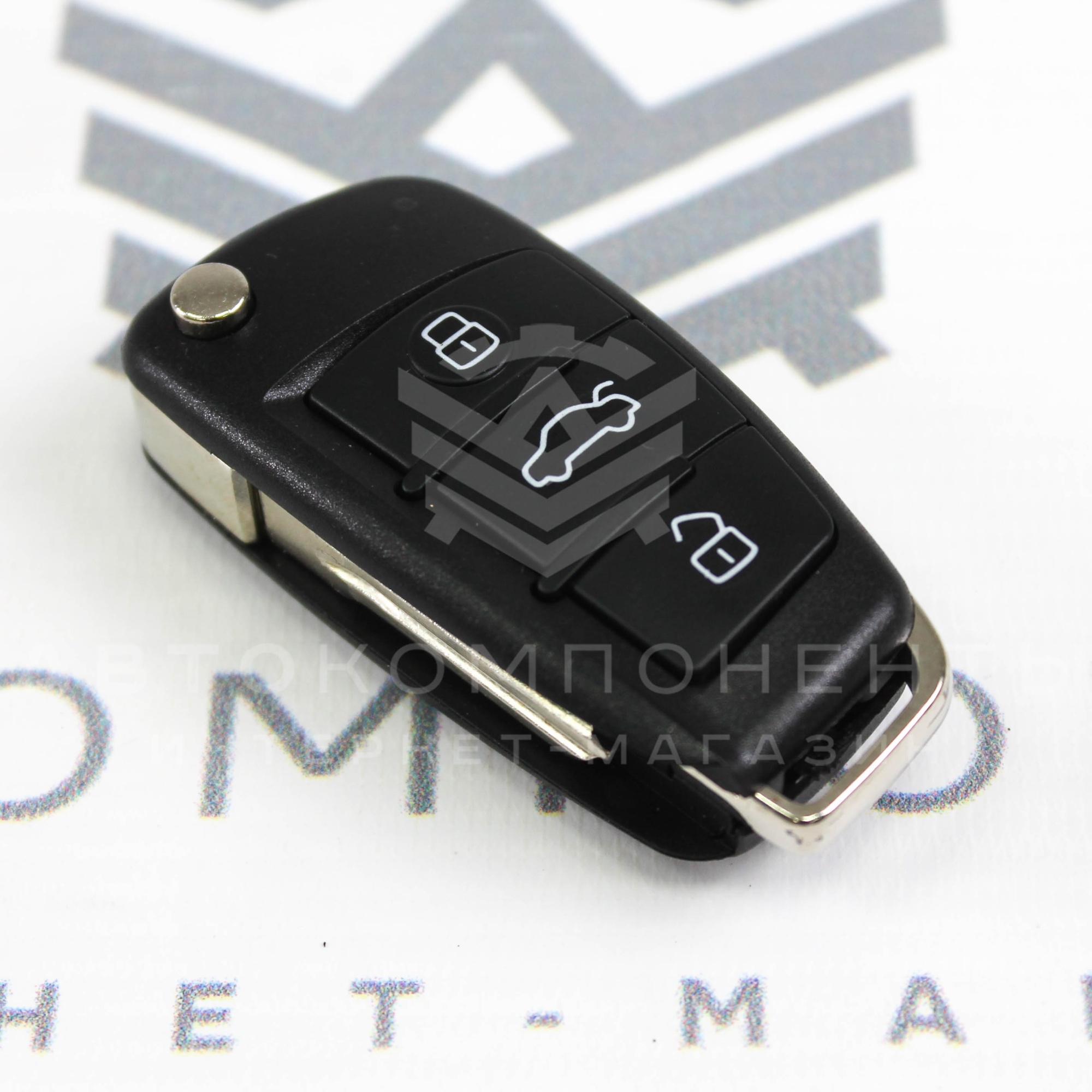 Ключ замка зажигания (с чипом) по типу AUDI (эконом) Лада Приора, Калина, Гранта, Шевроле Нива