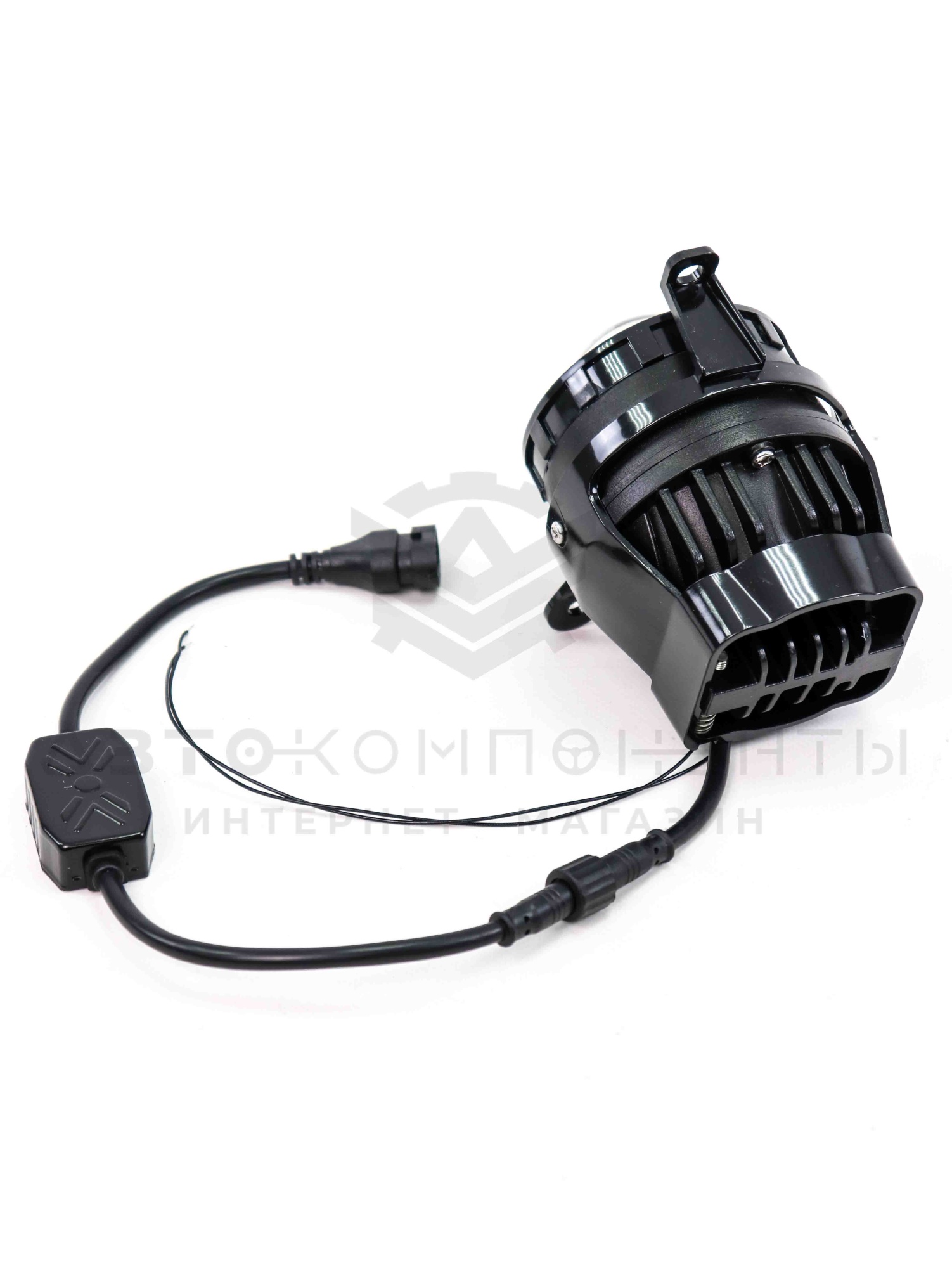 Противотуманные фары BI-LED, светодиодные 50W (2 режима: ближний + дальний) взамен штатных ПТФ с линзами 3 дюйма на Лада Приора, Шевроле Нива, Газель Next/Бизнес