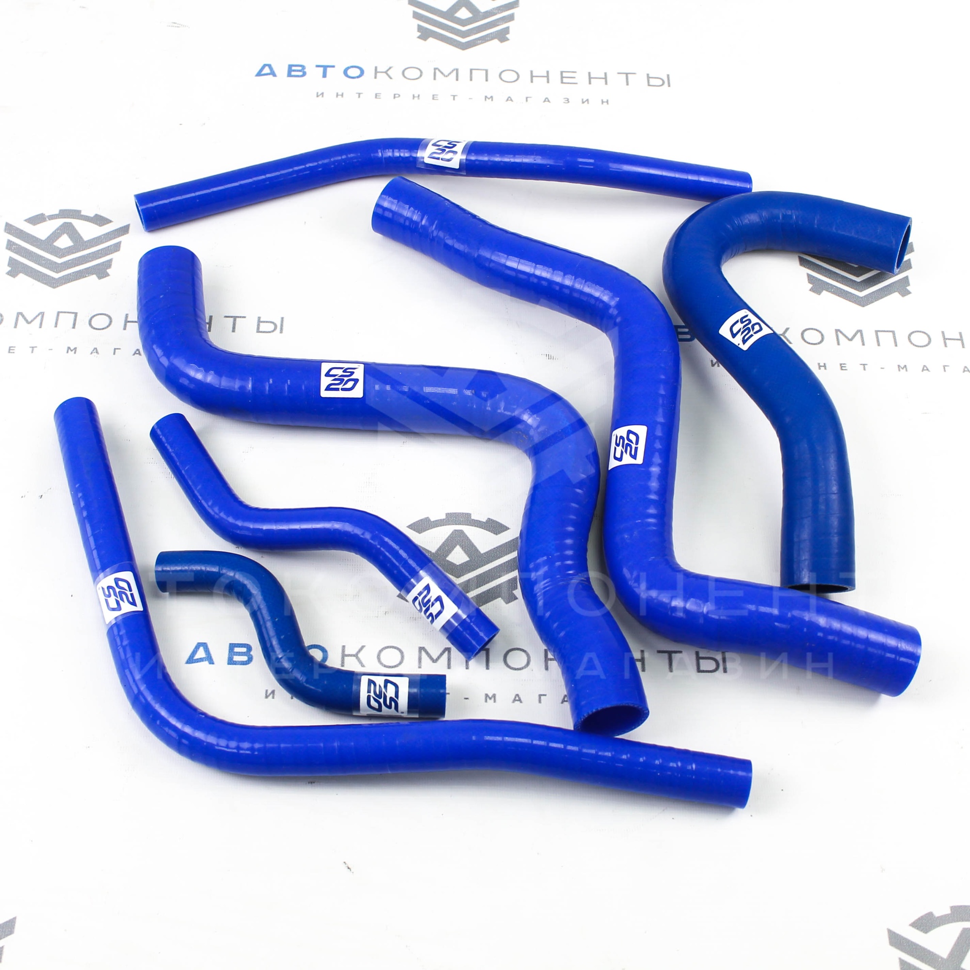 Комплект силиконовых патрубков системы охлаждения и отопителя CS20 Лада Приора 16V (10843)