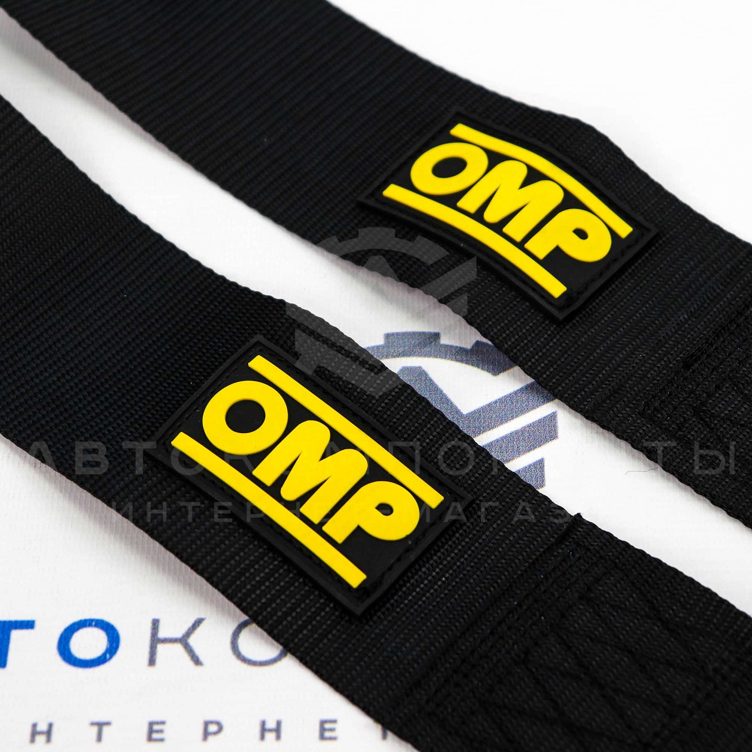 Ремни безопасности STREET OMP style 4-х точечные (черные)