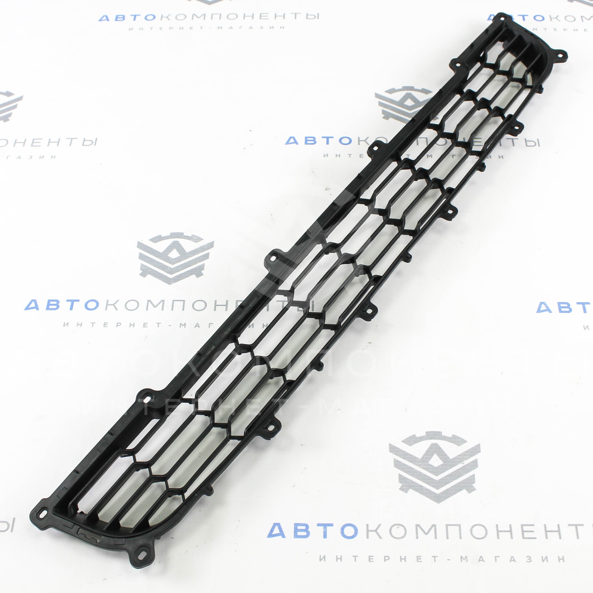 Нижняя решетка переднего бампера (соты) Лада Приора 2