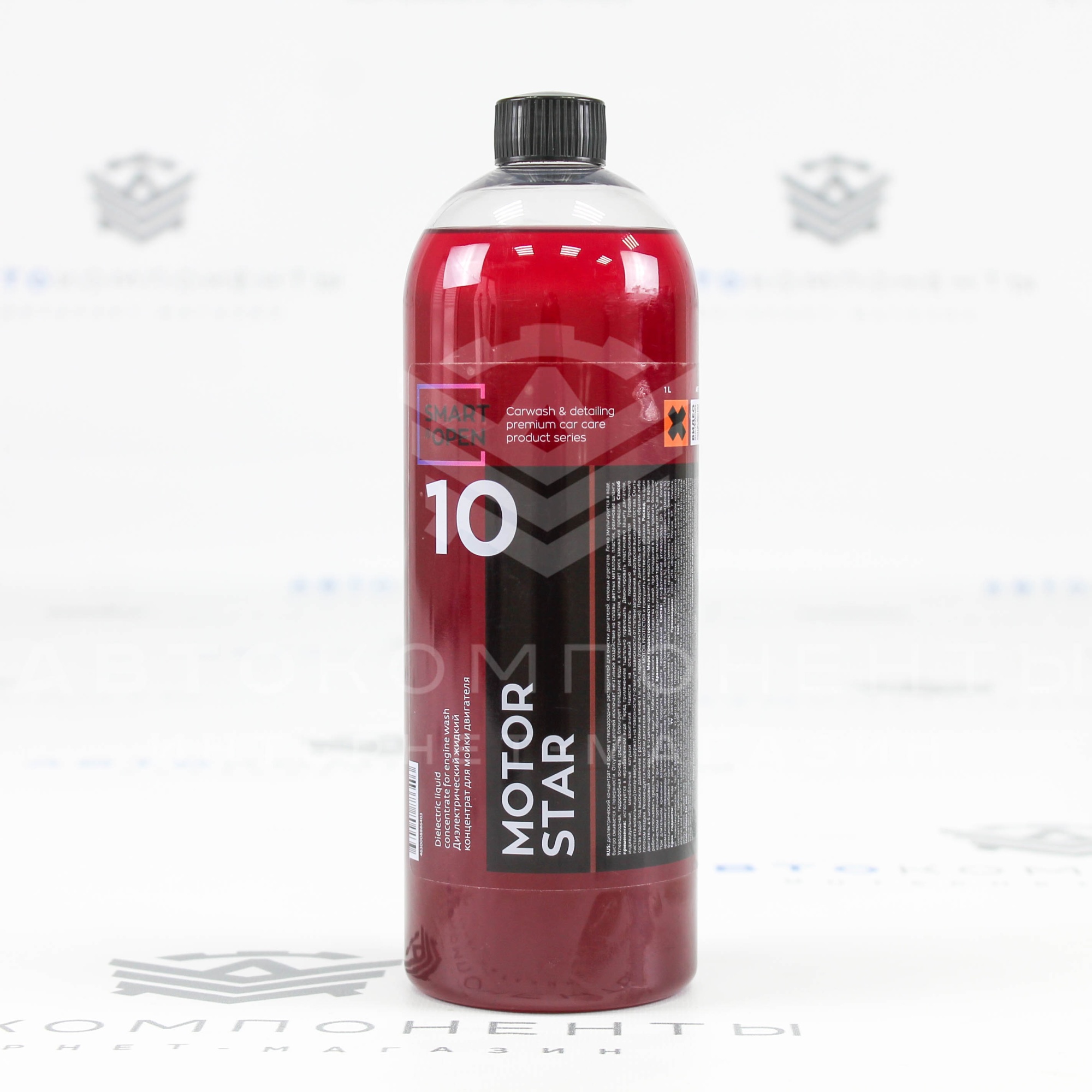 Motor Star Диэлектрический жидкий концентрат для мойки двигателя Smart Open 1л