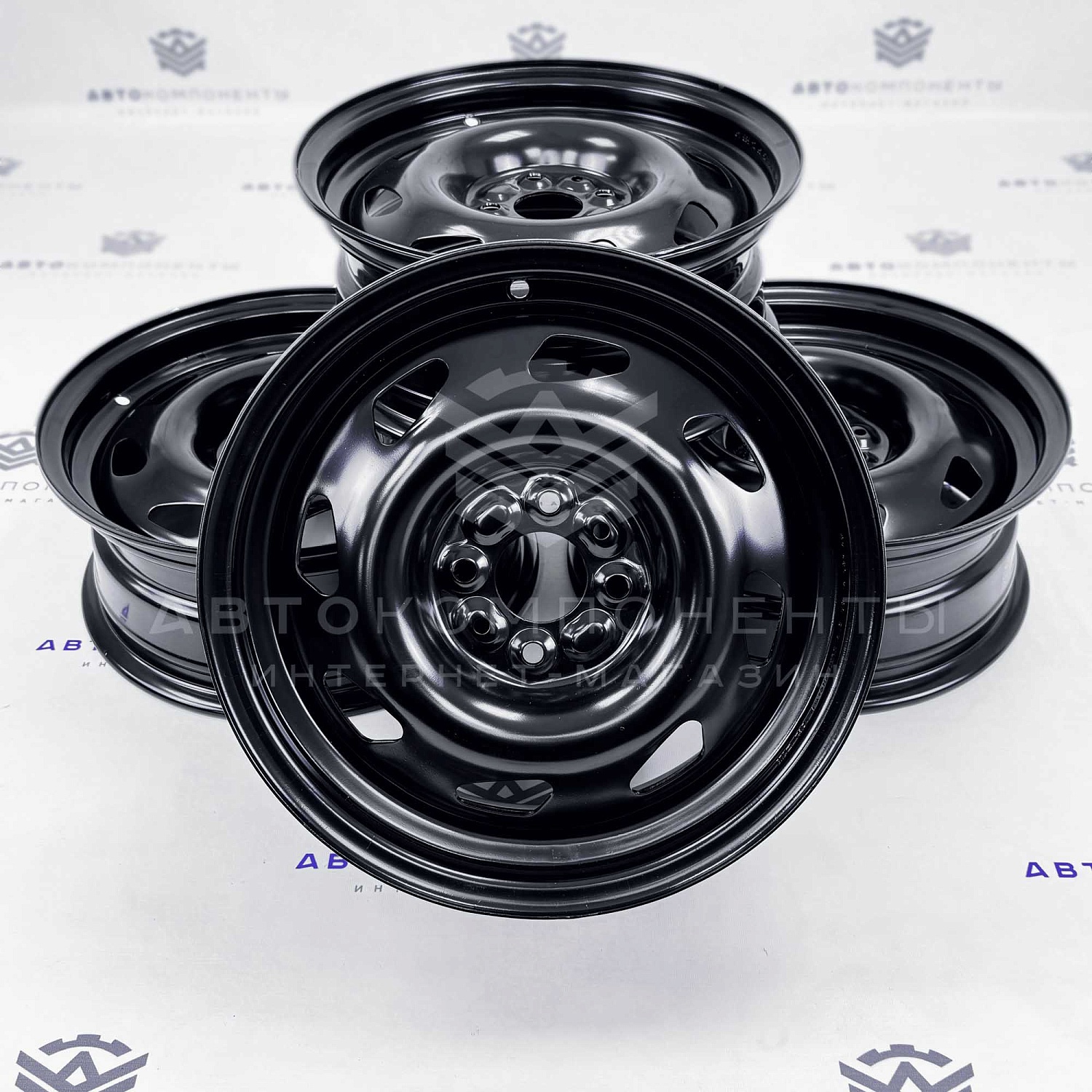 Колесные штампованные диски (черные) R15 6J 4х98 ET35 DIA58.6