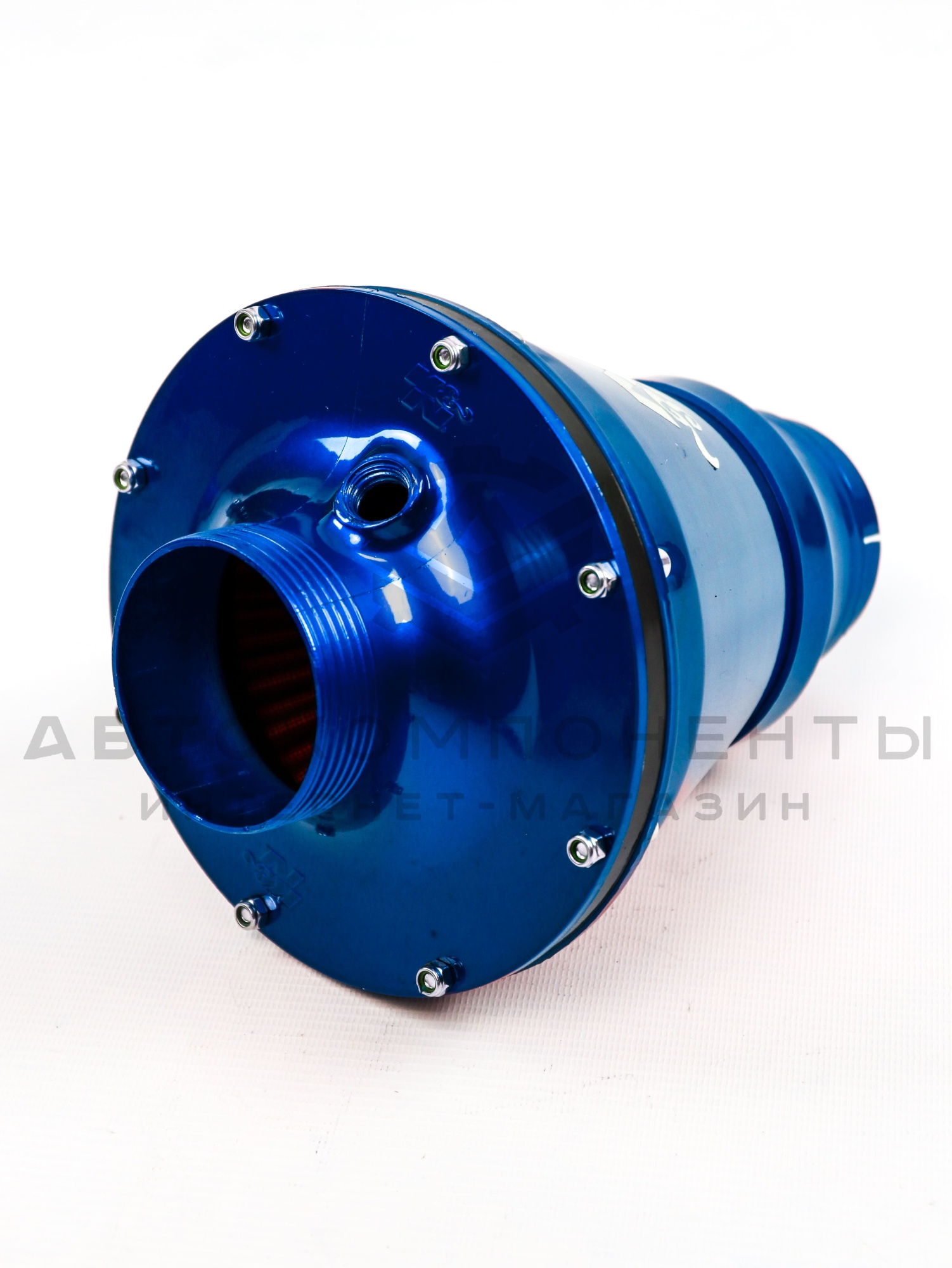 Универсальный холодный впуск K&N Apollo style (синий)