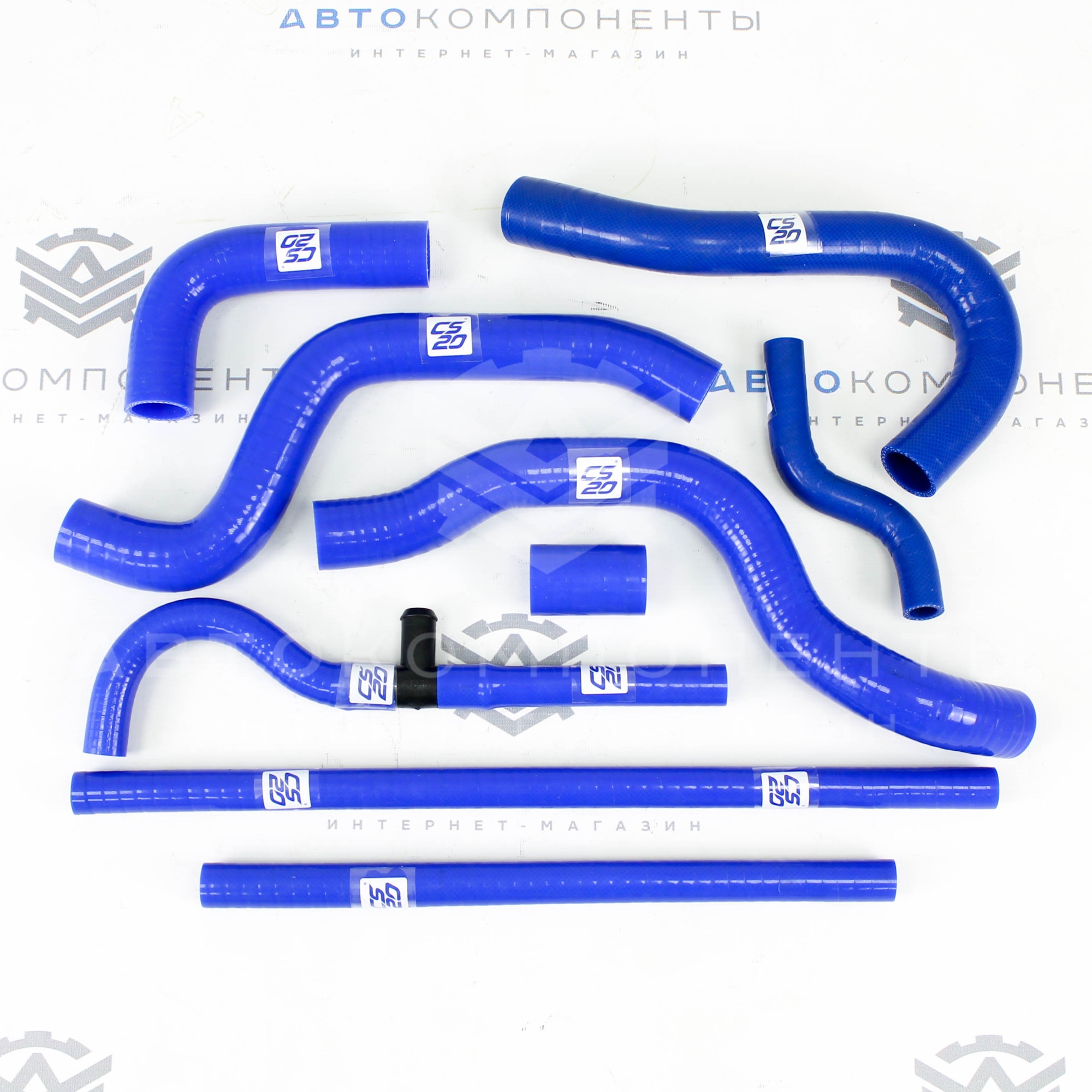 Комплект силиконовых патрубков системы охлаждения и отопителя CS20 ВАЗ 2110-2112 16V (10847)