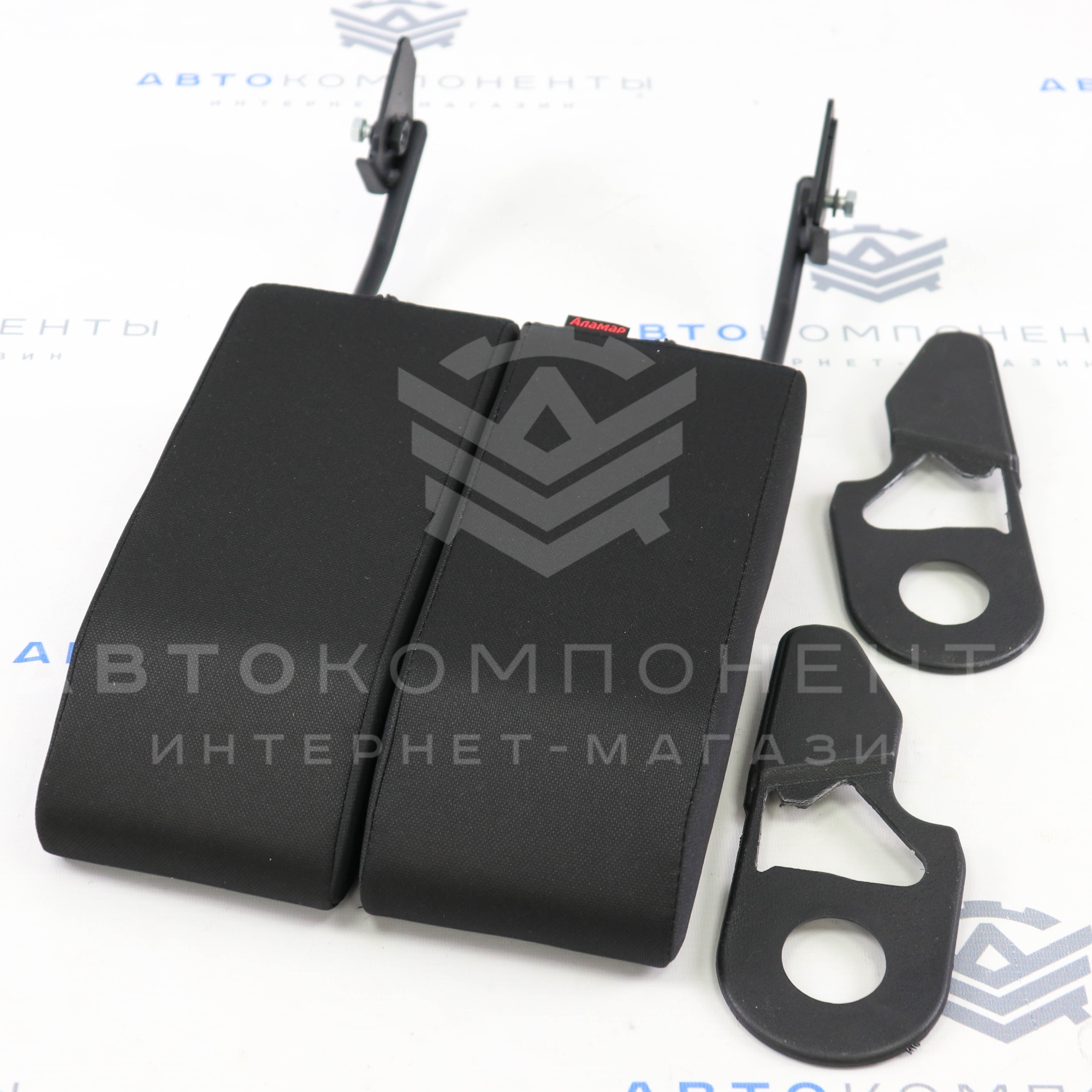 Подлокотник "Аламар" (двойной) Лада Нива 4х4 (черный)