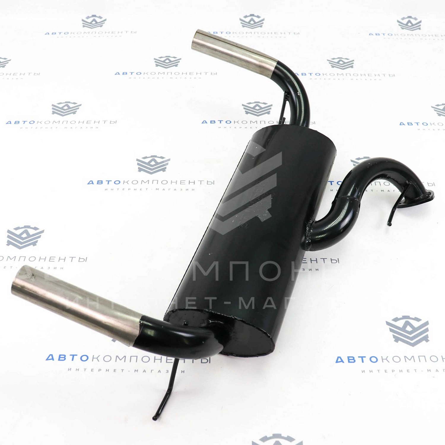 Глушитель "Stinger" прямоточный, раздвоенный (без насадок) Шевроле Нива