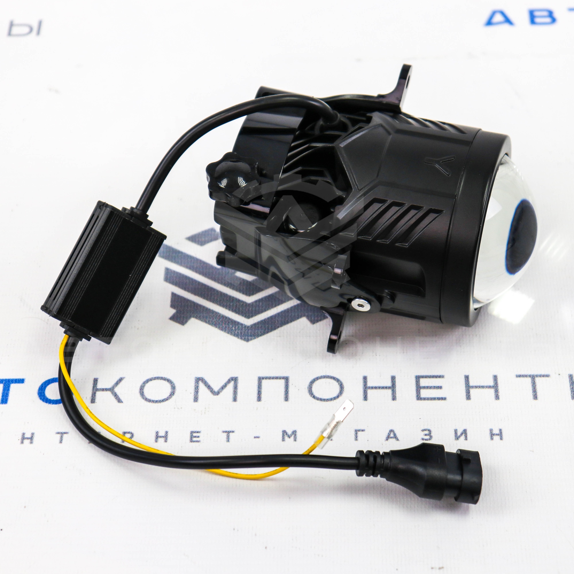 Противотуманные фары (ПТФ) "K1" BI-LED с линзами 96W (ближний+дальний) Лада Vesta, Гранта FL, X-RAY, Ларгус FL