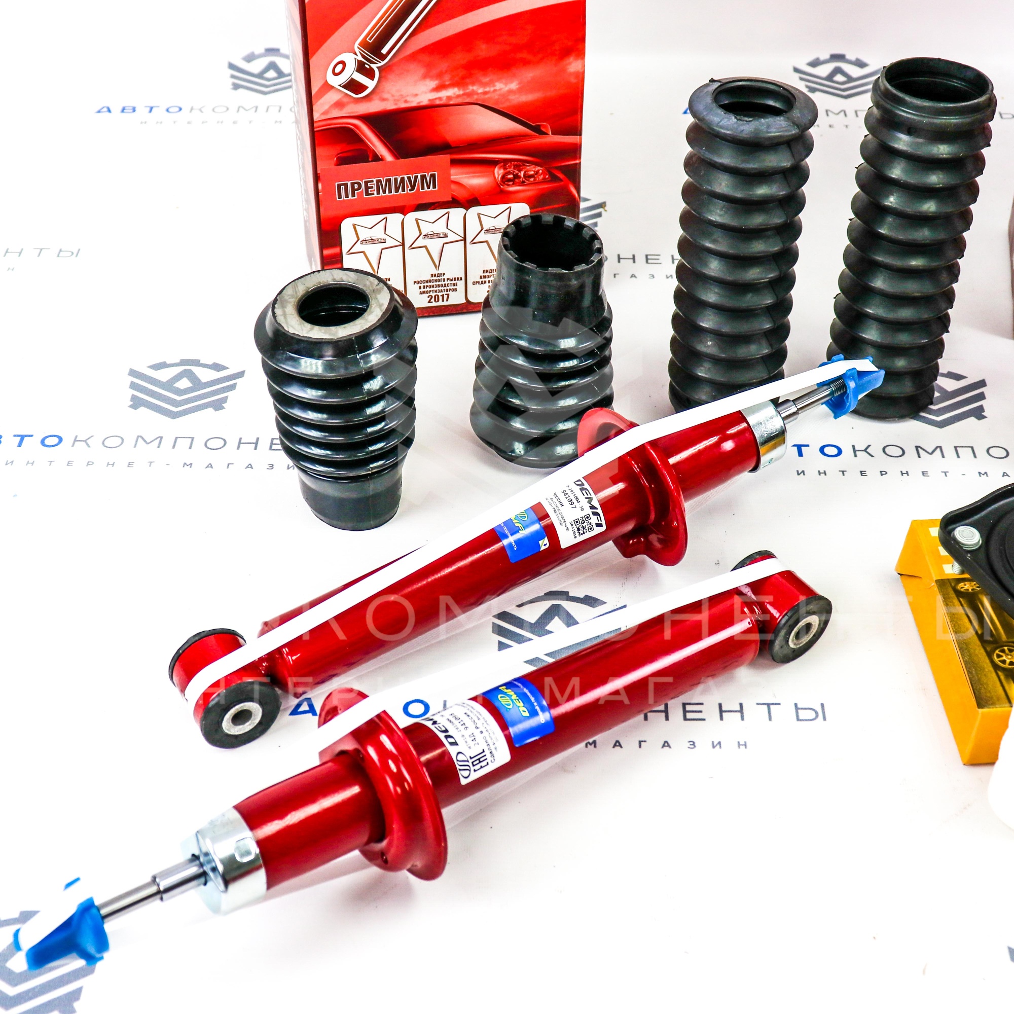 Комплект подвески DEMFI Лада Гранта, Калина, Калина 2 с ЭУР (с занижением -30мм)