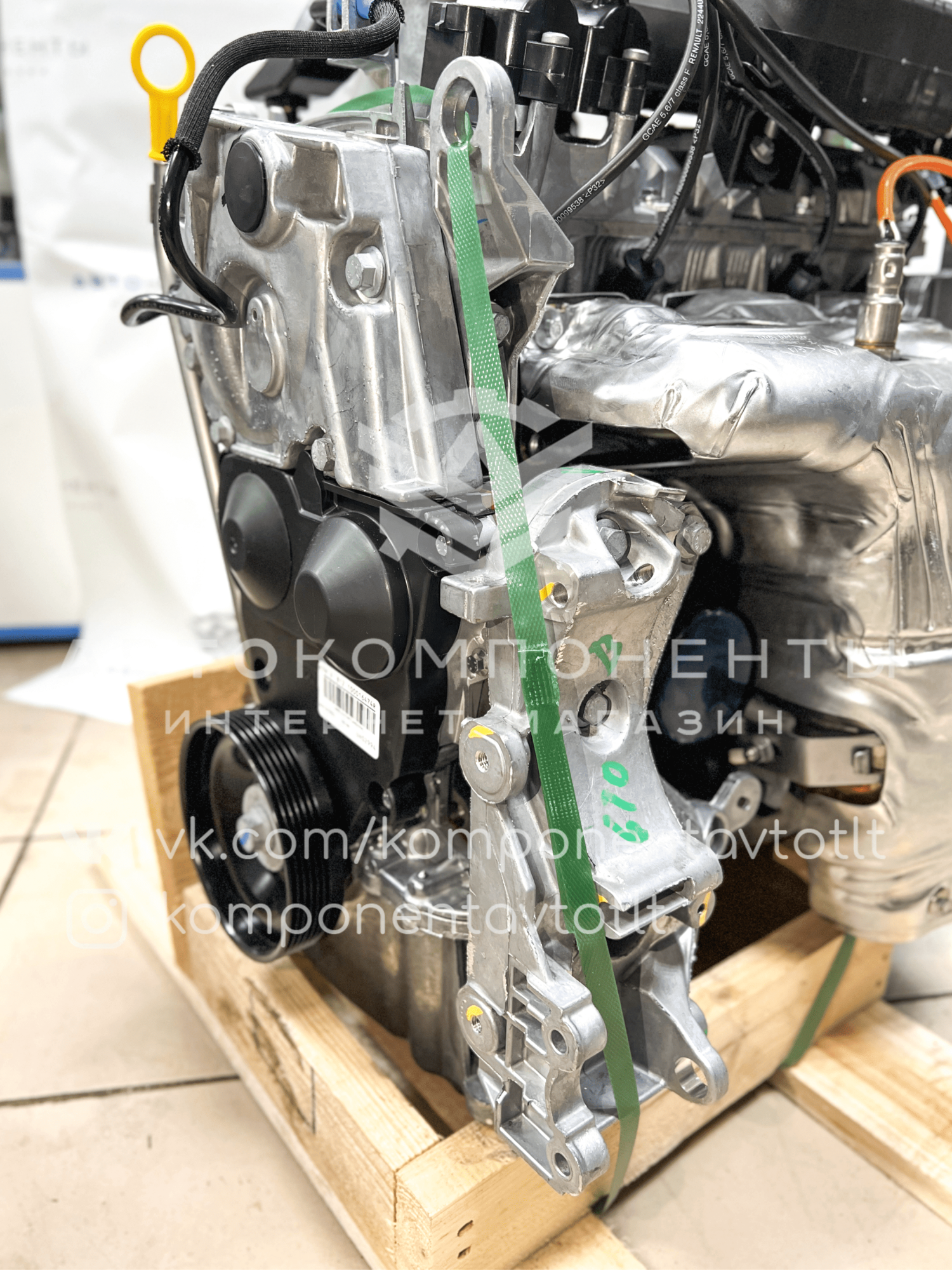 Двигатель К7М Лада Ларгус, Renault 1.6 8V в сборе (новый)